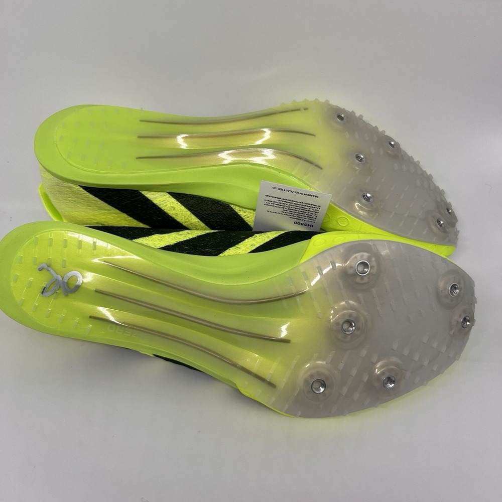 Adidas Adizero Prime SP 3 Strung Lucid Lemon Track Spikes Men's 8 Women 9 IH5800 - Picture 9 of 10